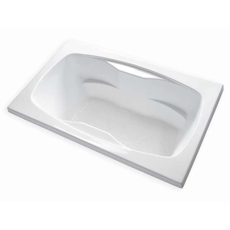 Carver Tubs Hygienic 60" x 42" Drop in Soaking Bathtub Wayfair.ca